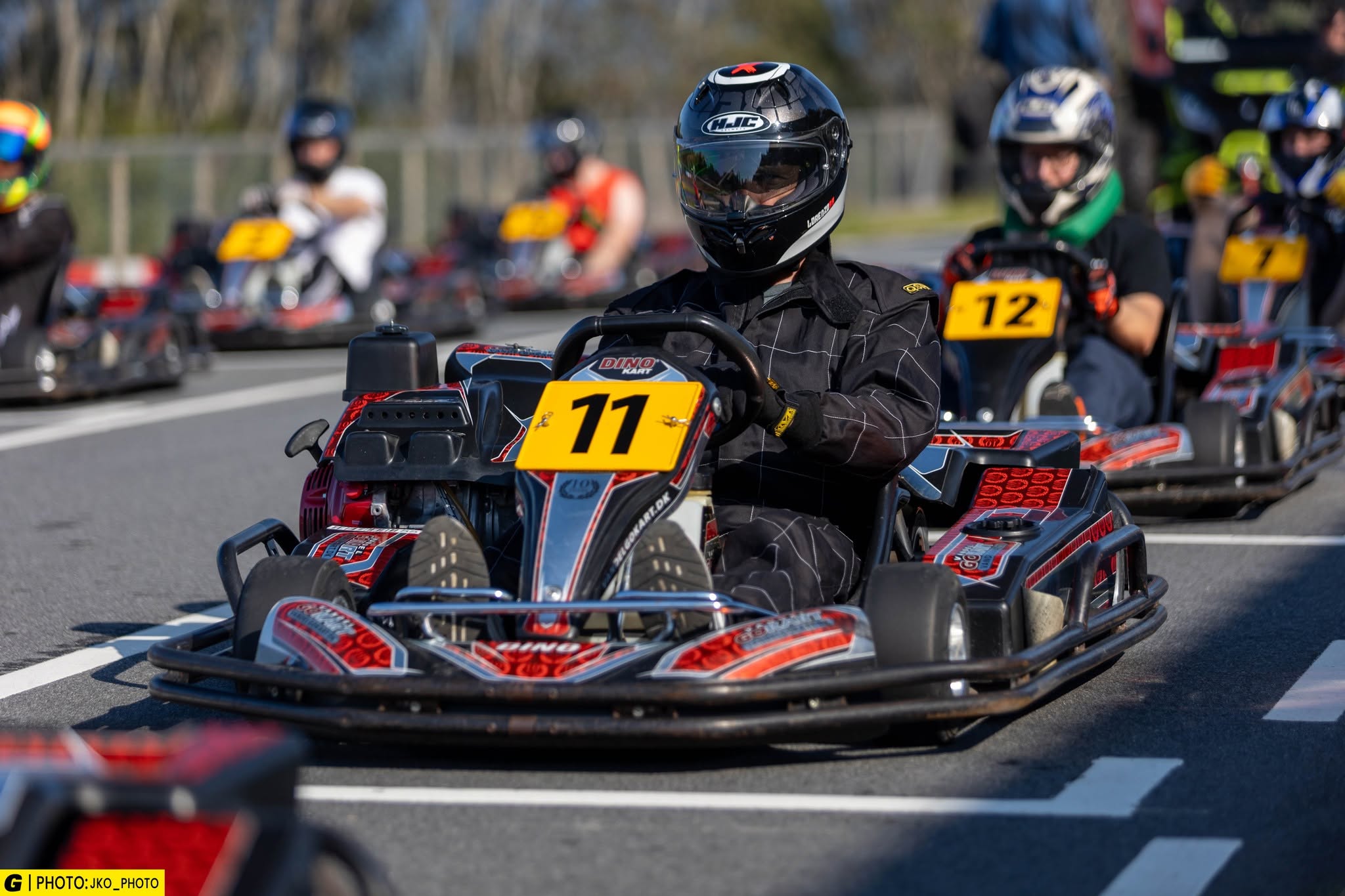 Tett racing på Ålesund Kart Ring